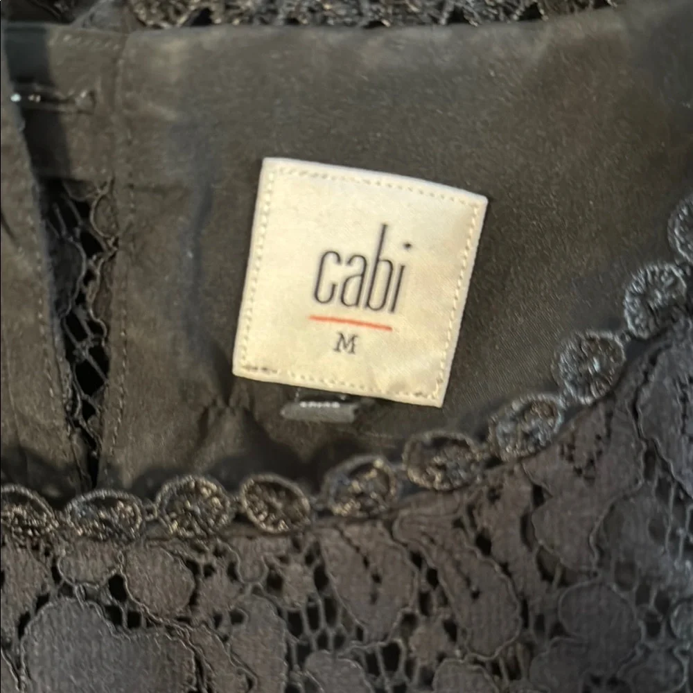 CAbi Black Lace Tunic - Picture 7 of 9